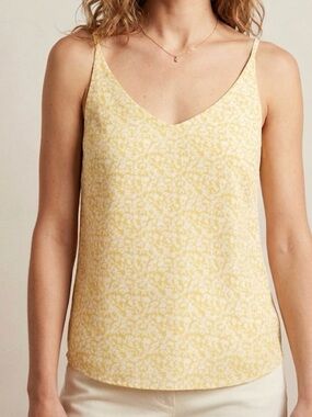 Banana republic size Small Yellow Floral Print V-Neck Cami Top